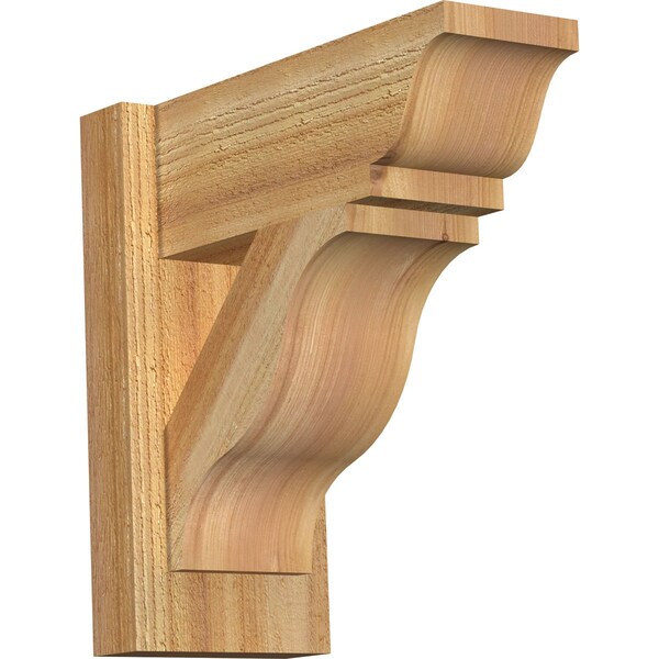 Ekena Millwork Funston Traditional Rough Sawn Outlooker, Western Red Cedar, 6"W x 14"D x 14"H OUT06X14X14FST01RWR - main